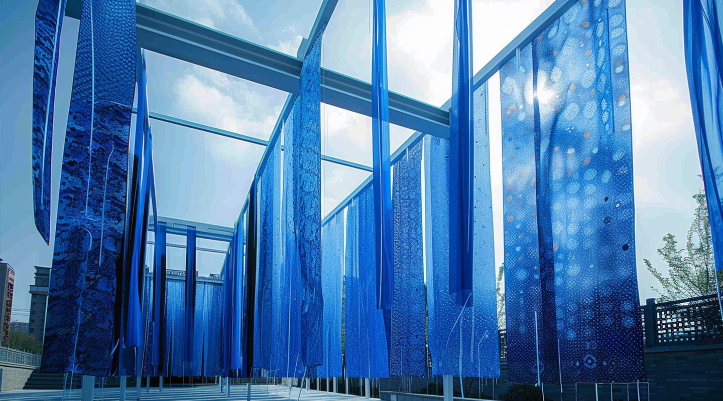 染色織物の難燃処理